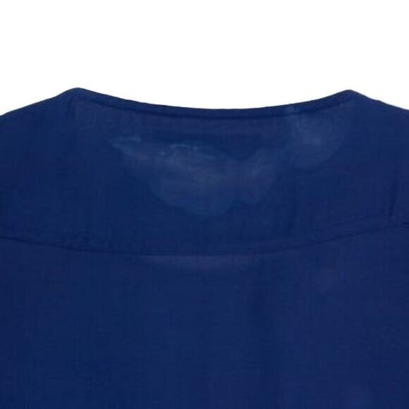 Marc By Marc Jacobs Twilight Blue Silk Blouse - Picture 3 of 4